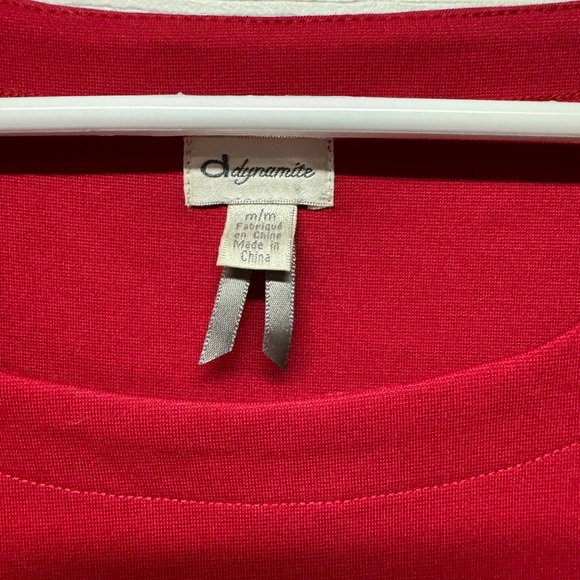 Red Peplum Dress - Picture 5 of 6